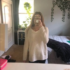 Cream Chenille Sweater